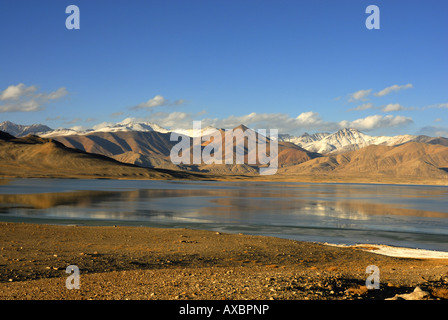 Landschaft im Pamir-Gebirge, Tadschikistan, Pamir-Gebirge, Pamir-Plateau Stockfoto