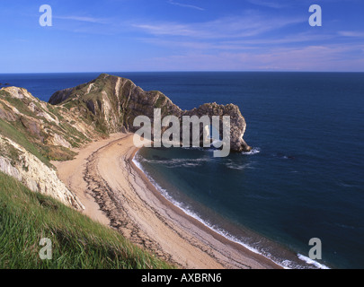 Durdle Door in der Nähe von Lulworth Cove Juraküste Dorset England UK Stockfoto