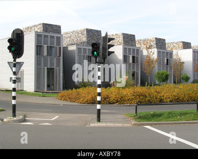 Wohnhäusern in Almere Buiten Niederlande Stockfoto