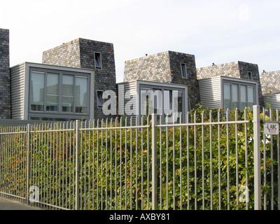 Wohnhäusern in Almere Buiten Niederlande Stockfoto