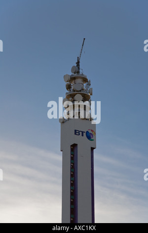 Die British Telecom Tower (früher bekannt als der Post Office Tower und davor der GPO-Turm) ist ein Wahrzeichen in Birmingham Stockfoto