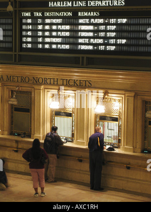 Zähler in main Hall der Grand Central Station, USA, Manhattan, New York Stockfoto