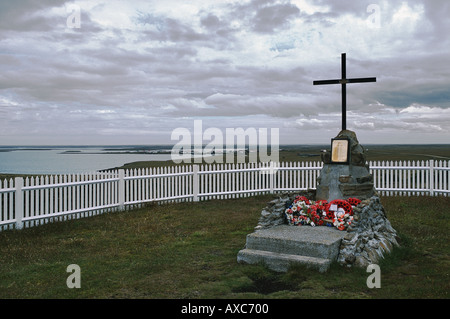 Ehrenmal der gefallenen Soldaten des Falkland-Konflikt Stockfoto