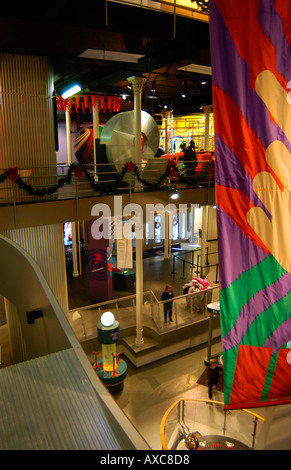 Innenraum des Louisville Science Center in Louisville Kentucky Stockfoto