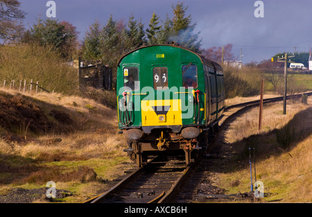 Elektrischer Triebzug Diesel Triebwagen 60117 Pontypool und Blaenavon Railway Ofen Anschlussgleise Blaenavon Torfaen Wales UK EU Stockfoto