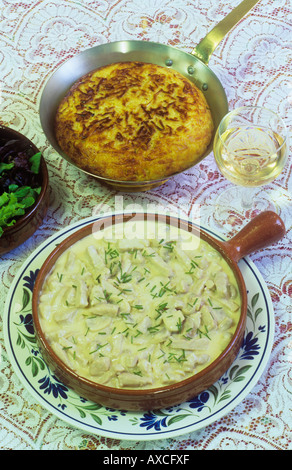 Der Schweiz Essen Kalbfleisch Zürich Stil und Rösti Kartoffeln Stockfoto