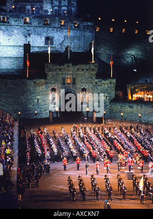 Edinburgh Military Tattoo Schottland Stockfoto