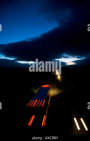 Die wichtigsten Waterford Cork Road N25, in der Nähe von Kilmacthomas, County Waterford, Irland Stockfoto