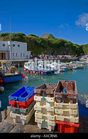 Segen der Boote, Boatstrand Hafen, der Copper Coast, Grafschaft Waterford, Irland Stockfoto