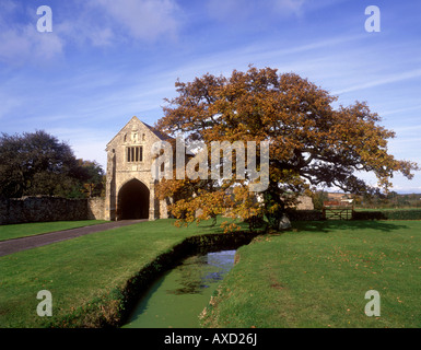 Reste der Cleeve Abtei eine Zisterzienser-Abtei in das Dorf von Washford in der Nähe von Minehead Stockfoto