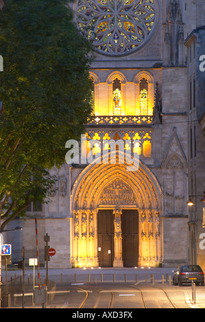 Kathedrale Saint-Andre. Platzieren Sie Pey Berland. Bordeaux Stadt, Aquitanien, Gironde, Frankreich Stockfoto