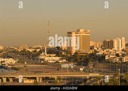 Gesamtansicht der Stadt Tripolis Libyen Stockfoto