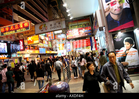 Tung Choi St Damen Markt Mongkok Kowloon Hongkong Stockfoto