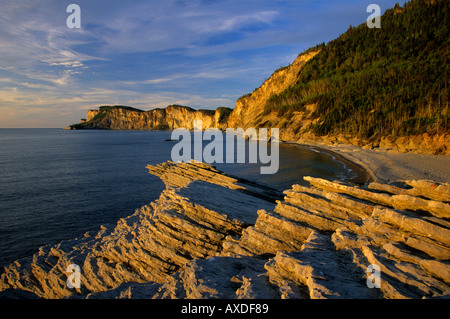 Cap Bon Ami Forillon Nationalpark Quebec Kanada Stockfoto