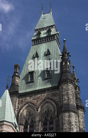 Parlament: Turm von der West-Block der Gebäude des Parlaments Stockfoto