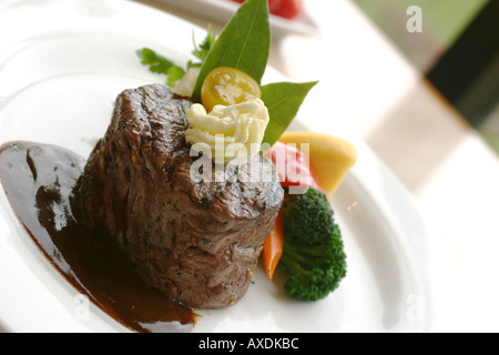 Filet-Steak-Dinner Stockfoto