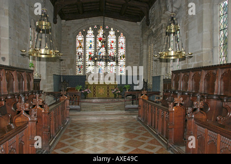 Die Kapelle Lord Leycester Hospital Warwick Warwickshire England Stockfoto