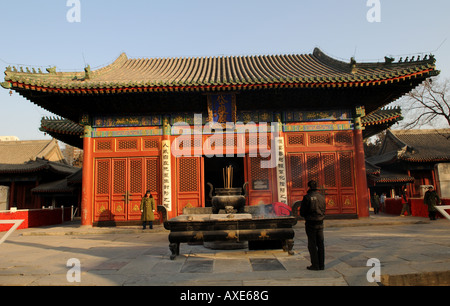 Eine schöne alte taoistische Tempel in Peking Stockfoto