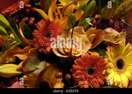 Nahaufnahme von Blumenstrauß Stockfoto