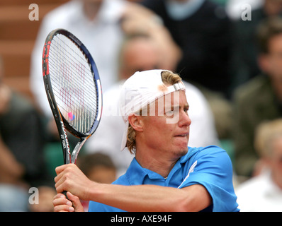 Lleyton Hewitt(AUS) in Aktion. Stockfoto