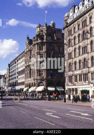 dh Jenners PRINCES STREET EDINBURGH Jenners Shop und Old Waverley Hotel City Store schottland Geschäfte Stockfoto