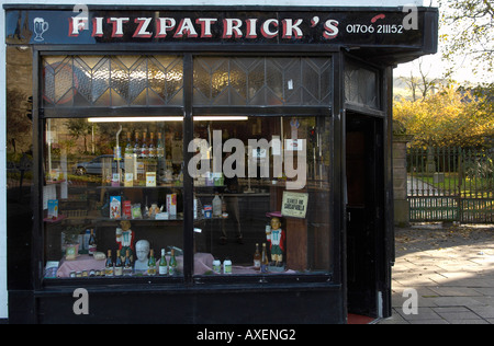 Außenseite des Fitzpatrick Mäßigkeit Bar, Rawtenstall, Lancashire Stockfoto