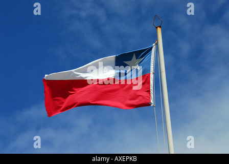 Chile Nationalflagge Stockfoto