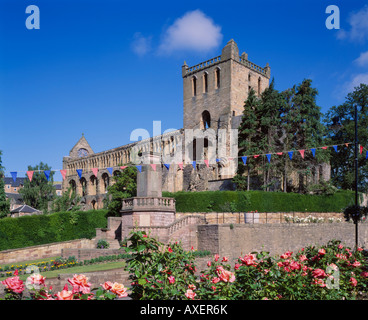 Jedburgh Abbey, Scottish Borders, Schottland, Großbritannien. Gegründet von König David ich 1138 Stockfoto