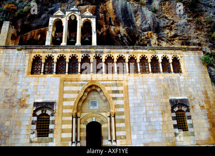 St Antoine Mar Kozhaya Libanon Kloster In Den Bergen Maronite Stockfoto