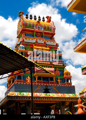 Medine Mauritius tamilische Hindu-Tempel für Zucker Arbeiter tantrischen de Maha Kali Tookay Tempel Stockfoto