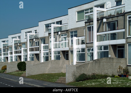 Burnham auf Meer moderne Strandpromenade Eigenschaften Stockfoto