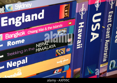Lonely Planet Reiseführer Stockfoto