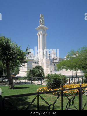 Plaza de Espana-Cadiz-Costa De La Luz Spanien Stockfoto