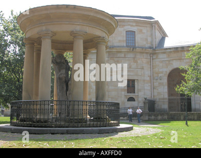 Ursprünglichen Baum von Gernika und Gebäude Casa de Juntas Stockfoto