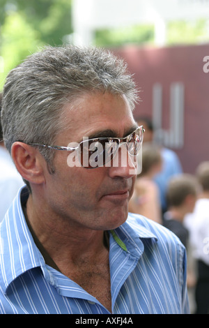 Ex Welt Weltmeister Mick Doohan auf der 2005 Goodwood Festival of Speed, Chichester, West Sussex, UK Stockfoto