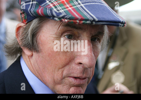 Jackie Stewart im Jahr 2005 beim Goodwood Revival, Chichester, West Sussex, UK. Stockfoto