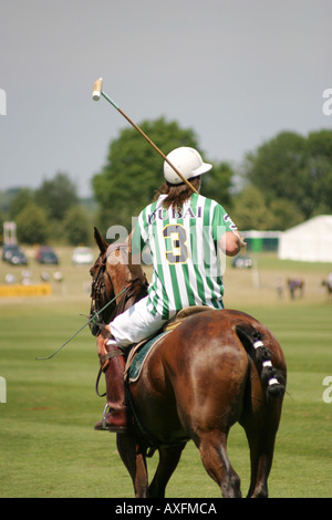 Finale des Gold Cup Veueve Clicquot Polo im Cowdray Park Poloclub, Dubai Spieler Juli 2005 Stockfoto