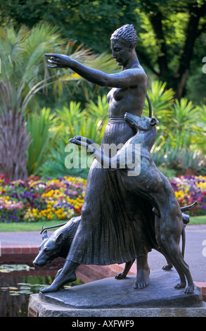 Skulptur, The Conservatory, Fitzroy Gardens, Melbourne, Victoria, Australien, vertikale, Stockfoto