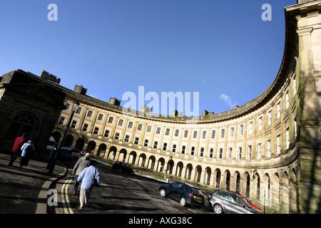 Der Halbmond Buxton Derbyshire UK Stockfoto