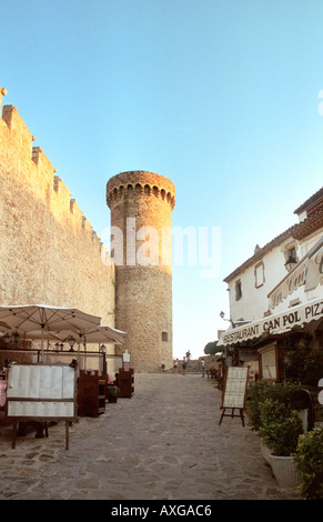 Tossa de Mar, Costa Brava, Spanien Stockfoto