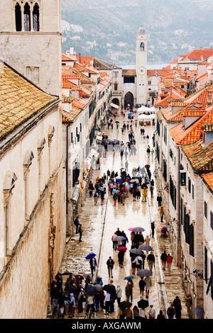 Alte Stadt von Dubrovnik, Kroatien Stockfoto