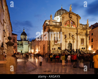 Kirche Saint-Blaise, alte Stadt von Dubrovnik, Kroatien Stockfoto