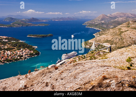 Alte Stadt von Dubrovnik, Kroatien Stockfoto