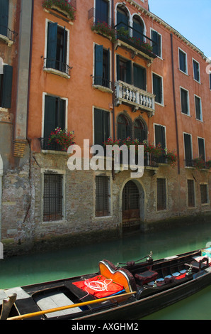 Gondel in Venedig Veneto Italien Stockfoto