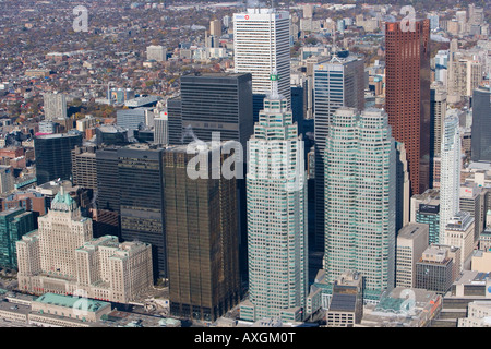 Überblick über die Innenstadt von Toronto, Ontario, Kanada Stockfoto