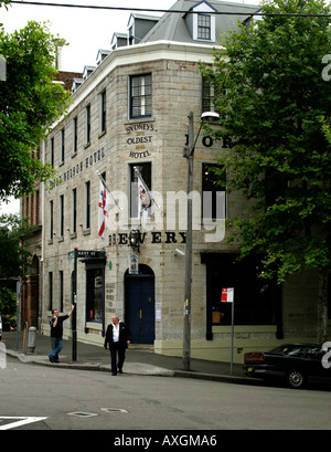 Das historische Lord Nelson Hotel in Sydneys Rock area Stockfoto