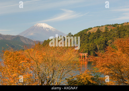 See-Ashi und Mount Fuji, Honshu, Japan Stockfoto