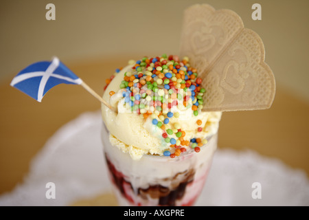 Eisbecher Stockfoto