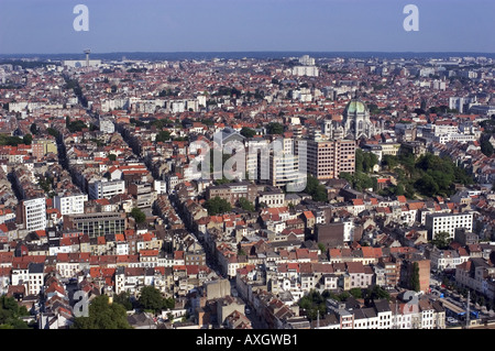 Luftaufnahme von Brüssel Stockfoto