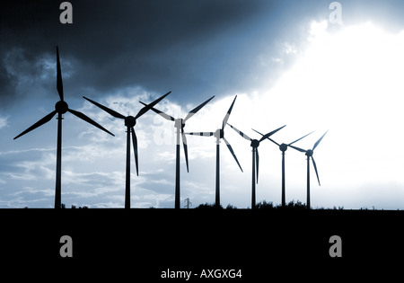 Windmühlen auf den Kanarischen Inseln Windräder Bzw Windkraftanlagen Auf teneriffa Stockfoto